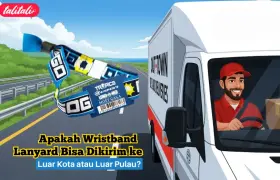 Wristband Lanyard Bisa Dikirim ke Luar Kota atau Luar Pulau? Bisa!