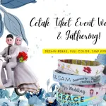 Cetak Tiket Event Wedding & Gathering? Desain Bebas, Full Color, Siap Kirim!
