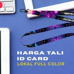 Harga Tali ID Card Lokal Full Color Kualitas Juara