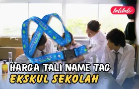 Harga Tali Name Tag Ekskul Sekolah (Print Custom Free Ongkir)