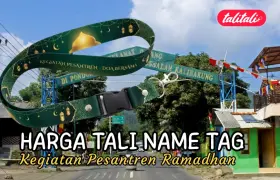 Harga Tali Name Tag Kegiatan Pesantren Ramadhan (Full Color)