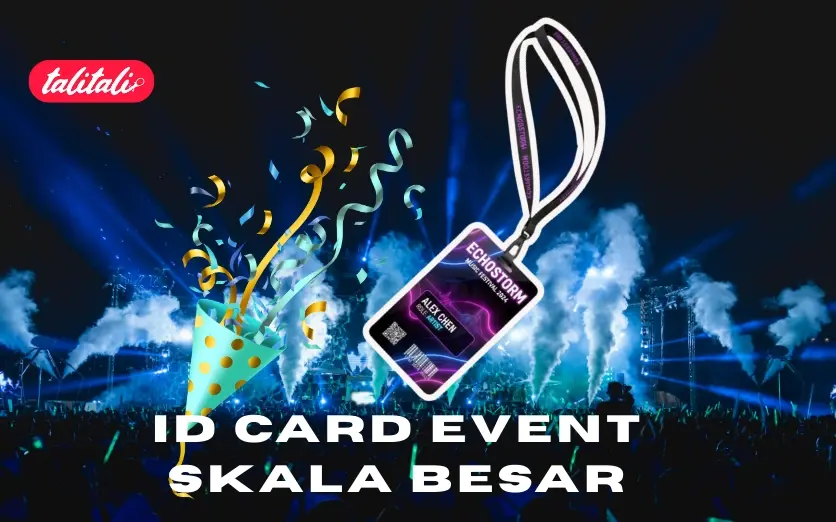 ID Card Event Skala Besar (Outdoor atau Indoor) Free Ongkir