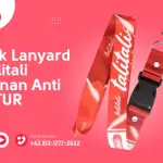 6 Bulan Luntur? Cetak Lanyard di Talitali Jaminan Anti LUNTUR