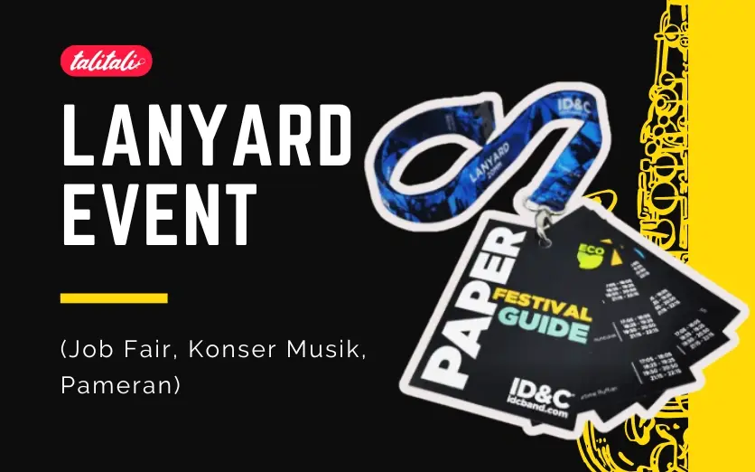 Lanyard Event (Job Fair, Festival, Pameran, Konser Musik)