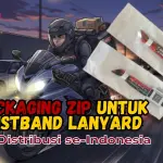 Packaging Zip untuk Wristband Lanyard Siap Distribusi se-Indonesia
