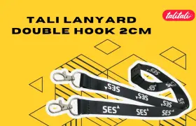 Tali Lanyard Double Hook 2cm (Kuat, Tahan Lama, Berkualitas)