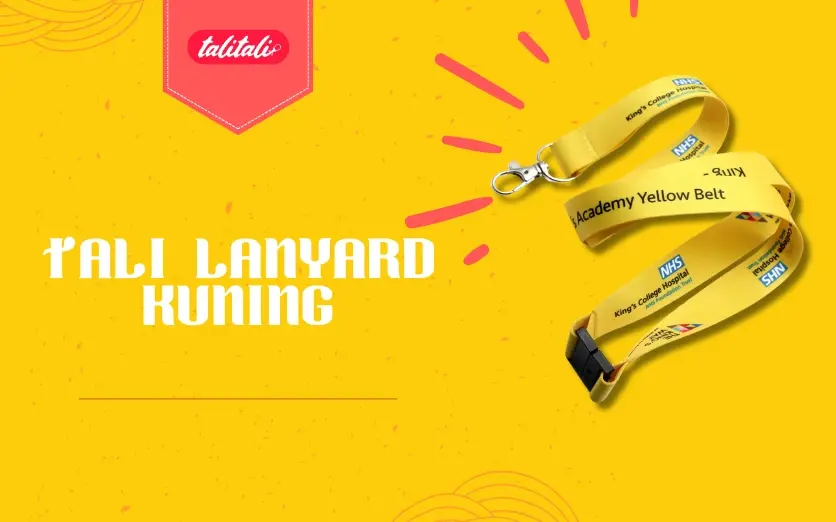 Lanyard Kuning, Warna Mencolok untuk Identitas Bisnismu