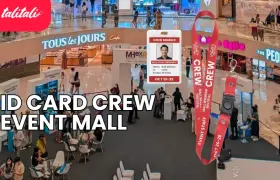 Cetak ID Card Crew Event Mall PVC Berkualitas (Custom Free Ongkir)