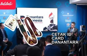 Cetak ID Card Danantara (Custom Print Cepat)