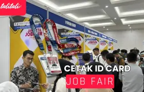 Cetak ID Card Job Fair untuk Identitas Panitia, Perusahaan, dan Peserta