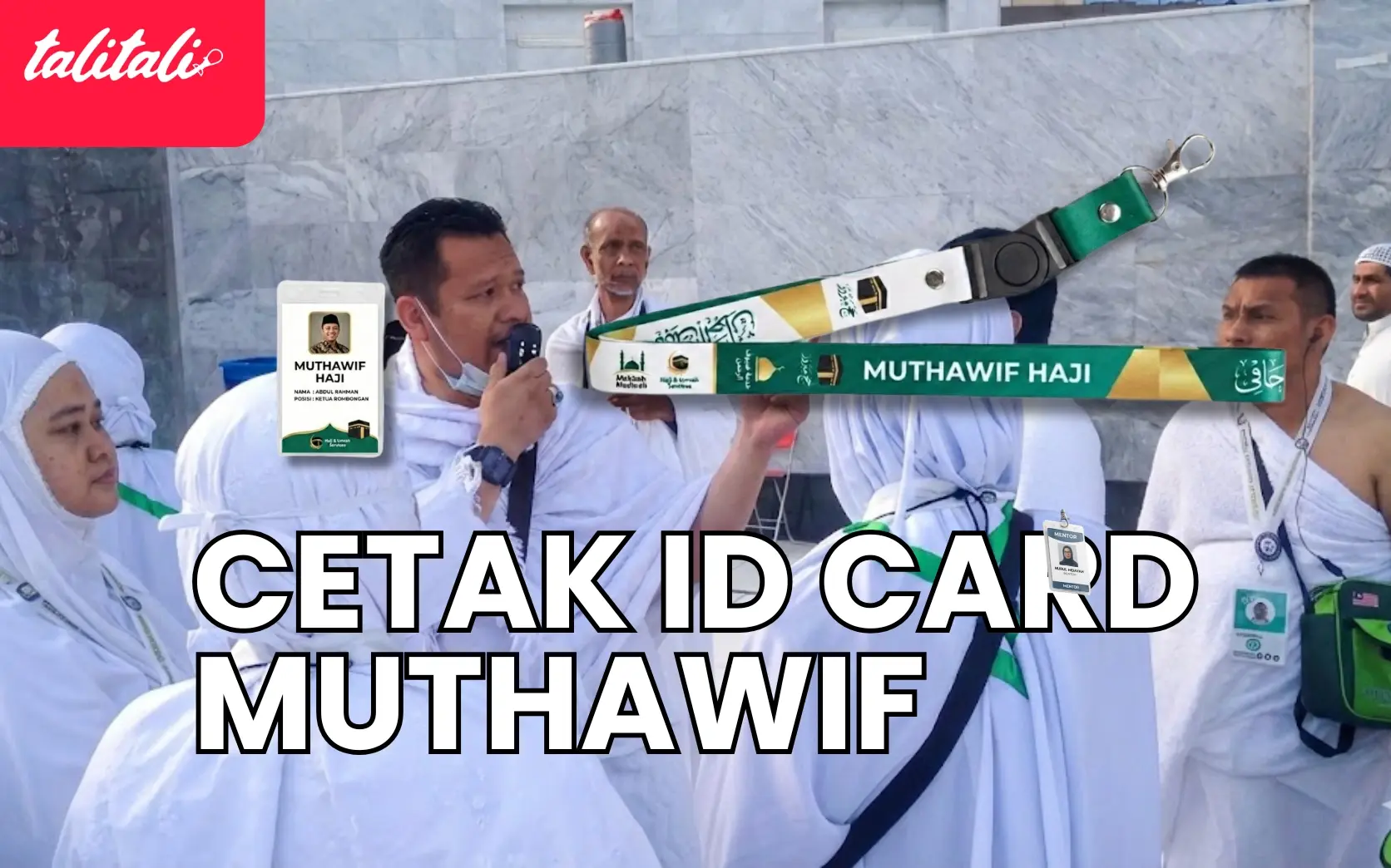 Cetak ID Card Muthawif Resmi untuk Pendamping Jamaah