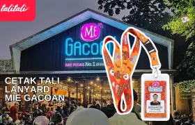 Cetak Tali Lanyard Mie Gacoan (Print Cepat, Free Ongkir)