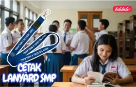 Cetak Lanyard SMP: Tali ID Card Custom untuk Identitas Sekolah
