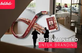 Custom Lanyard untuk Branding, Bikin Brand Lebih Dikenal
