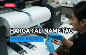 Harga Tali Name Tag Cetak Digital, Full Color, dan Berkualitas