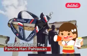 Harga Tali Name Tag Panitia Hari Pahlawan (Full Color + FREE Ongkir)