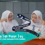 Harga Tali Name Tag Peserta Try Out Sekolah Print Sublim