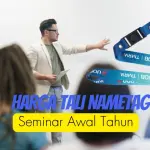 Harga Tali Nametag Seminar Awal Tahun, Custom & Paket Hemat