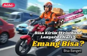 Kirim Wristband Lanyard 1 Hari? Emang Bisa? Bisa Banget!