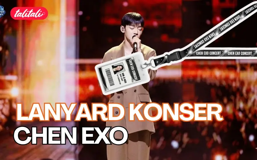 Lanyard Konser Chen EXO (Cetak Cepat Buat Panitia Acara)