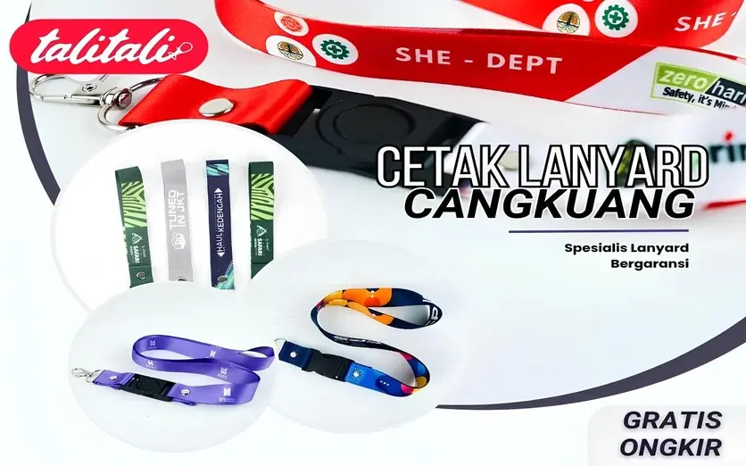 Jasa Cetak Lanyard Cangkuang Rekomendasi Lanyard Kekinian