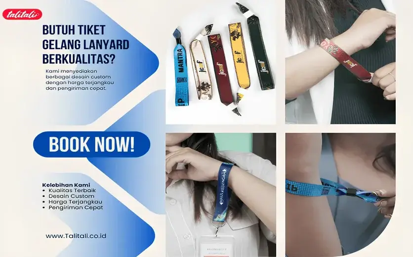 Gelang Lanyard Cetak Dimana? Ini Produsen Bisa Cetak Online