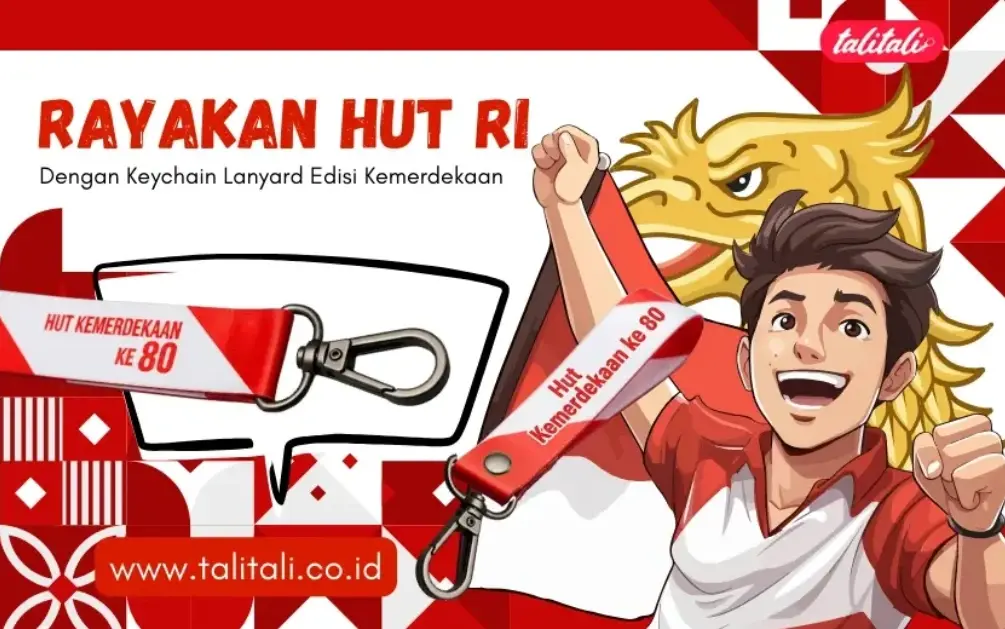 Rayakan HUT RI dengan Keychain Lanyard Edisi Kemerdekaan yang Keren Abis