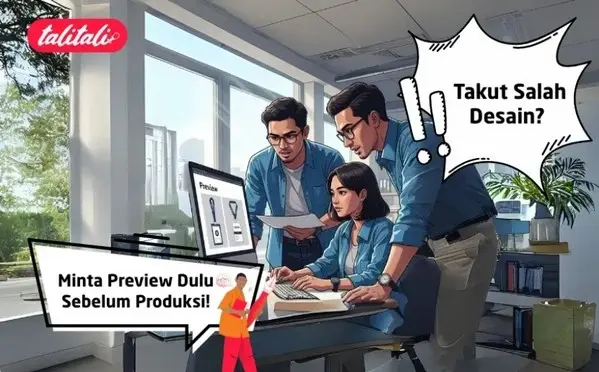 Takut Salah Desain? Minta Preview Dulu Sebelum Produksi!